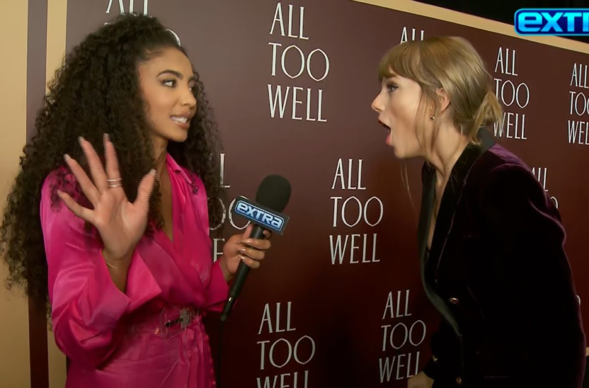  Taylor Swift REACTS to Question About WHO All Too Well Is About – extratv