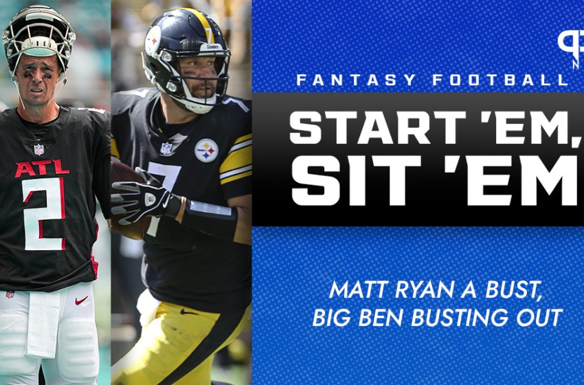  Fantasy Start Em, Sit Em Week 10: Start Big Ben, sit Matt Ryan, beware Elijah Mitchell – Pro Football Network