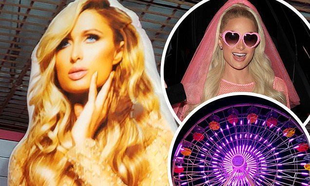  Paris Hilton and husband Carter Reum SHUTDOWN Santa Monica Pier for wedding carnival – Daily Mail