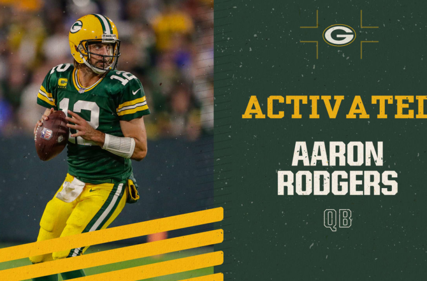  Packers activate QB Aaron Rodgers off reserve/COVID-19 list – Packers.com