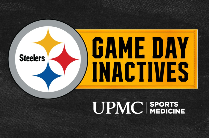  Steelers inactives for Week 10 vs. Lions – Steelers.com