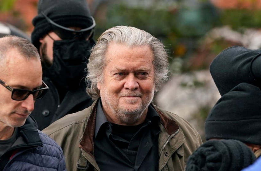  Trump Ally Steve Bannon Surrenders to FBI to Face Contempt Charges – The Wall Street Journal