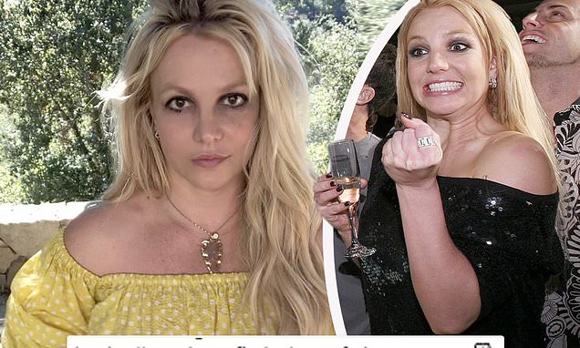  Britney Spears reveals she broke her 14 year sobriety streak with celebratory glass of champagne – Daily Mail