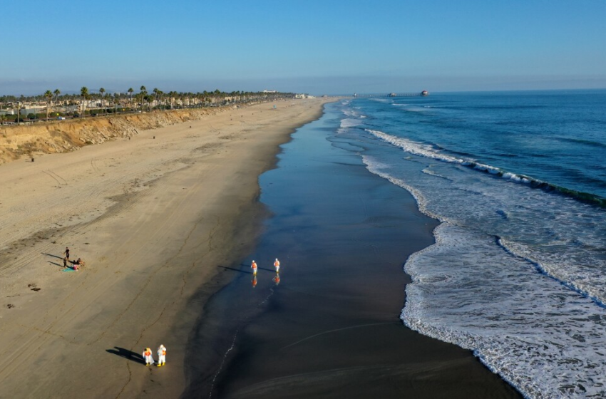  Oil sheen reports in same location as Huntington Beach spill – Los Angeles Times