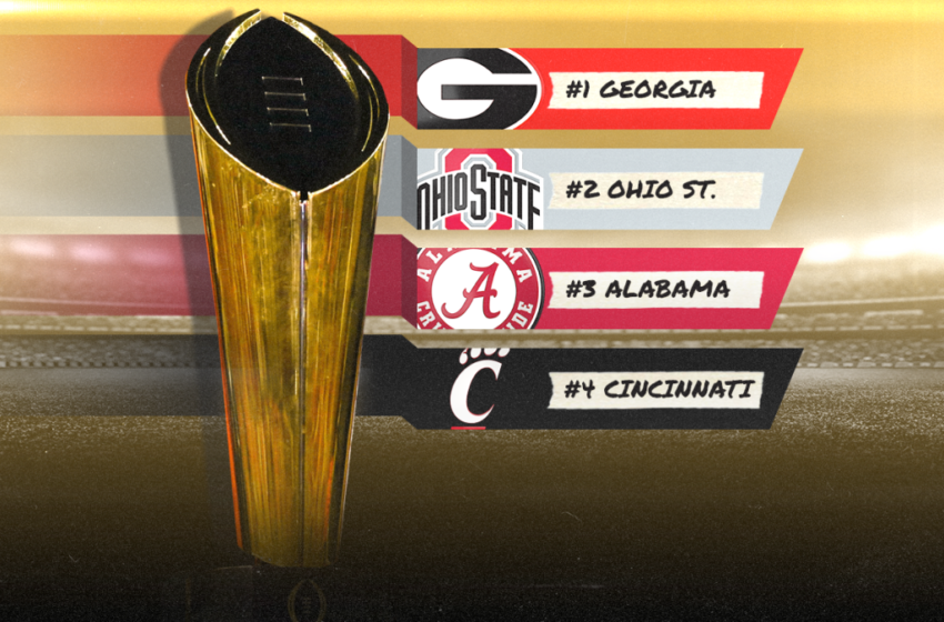  College Football Playoff Rankings: Ohio State jumps Alabama, Cincinnati at No. 4 in new top 25 – CBSSports.com