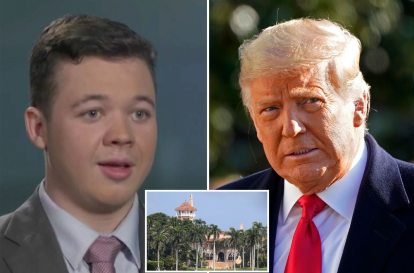  Kyle Rittenhouse met with Donald Trump at Mar-a-Lago after acquittal – New York Post