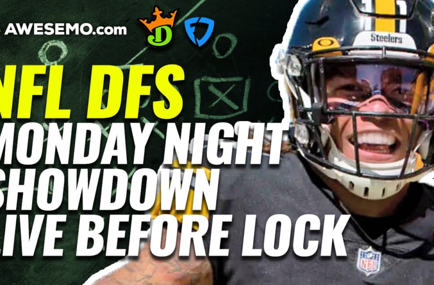  NFL DFS Showdown Live Before Lock MNF Week 9 Bears at Steelers | Monday 11/8 – Awesemo DFS – Daily Fantasy Sports Advice