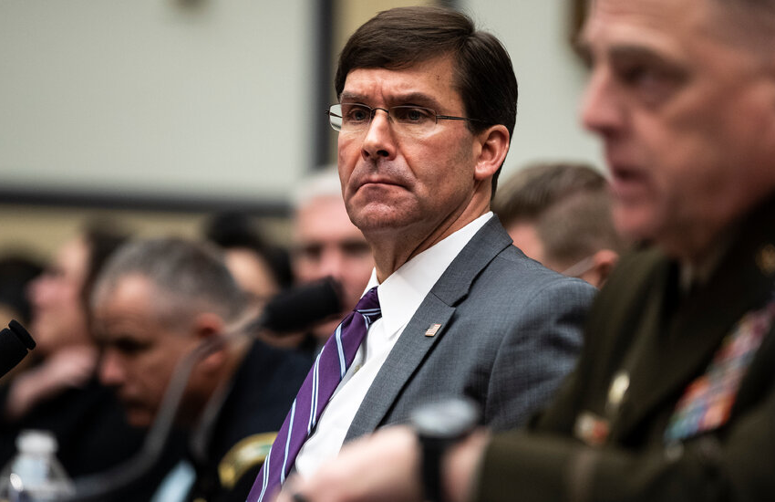  Esper Claims Defense Dept. Is Improperly Blocking Parts of His Memoir – The New York Times