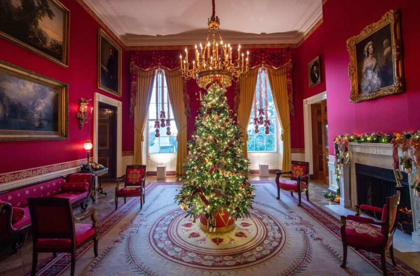  See how the Bidens have decorated their first White House Christmas – NPR