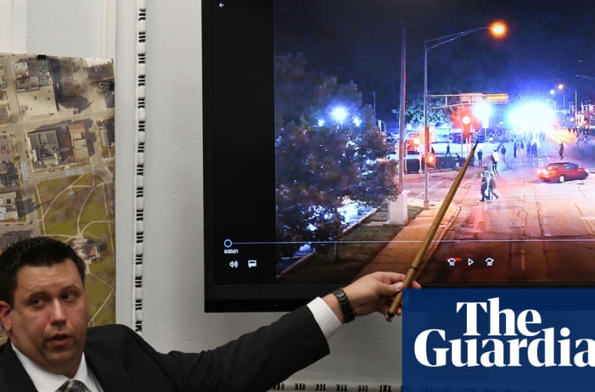  Jury watches drone footage of Kyle Rittenhouse shooting man dead – The Guardian