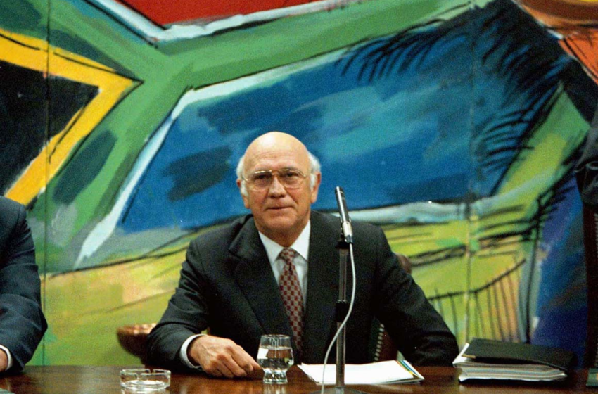  South Africa’s last apartheid president F. W. de Klerk dies – POLITICO