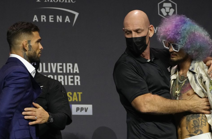  Cody Garbrandt, Sean O’Malley have to be separated after heated exchange during UFC 269 presser – MMA Fighting