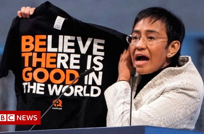  Nobel Peace Prize: Maria Ressa attacks social media toxic sludge – BBC News