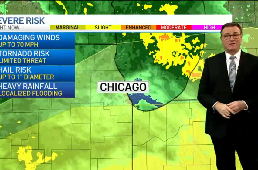 Chicago Weather Tornado Watch Issued as Severe Weather Threatens