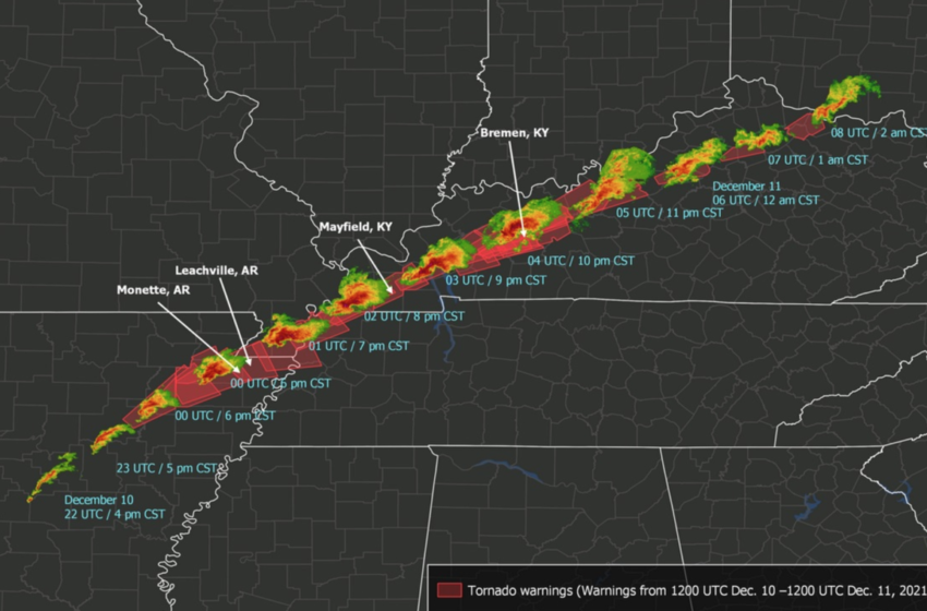  Kentucky tornado latest news: Death toll climbs to 74 including six children as map shows twisters path – The Independent