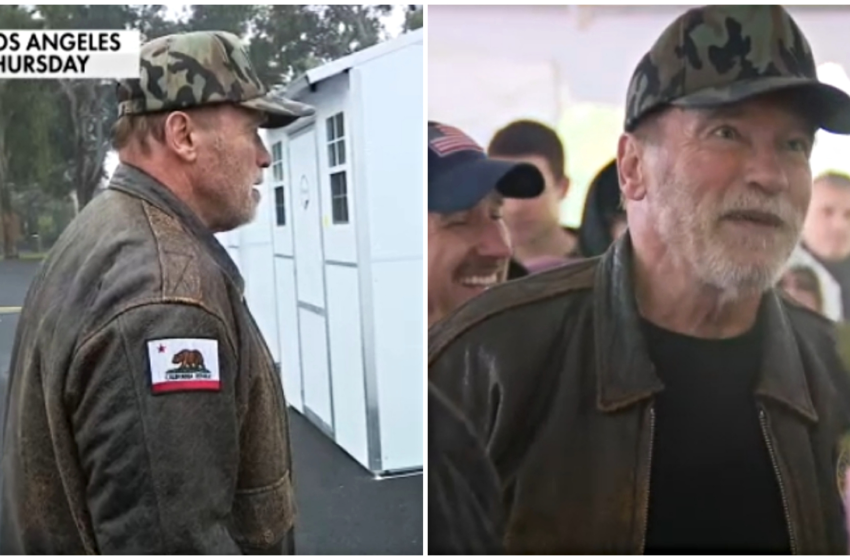  Arnold Schwarzenegger donates 25 tiny homes to homeless California veterans – Fox News