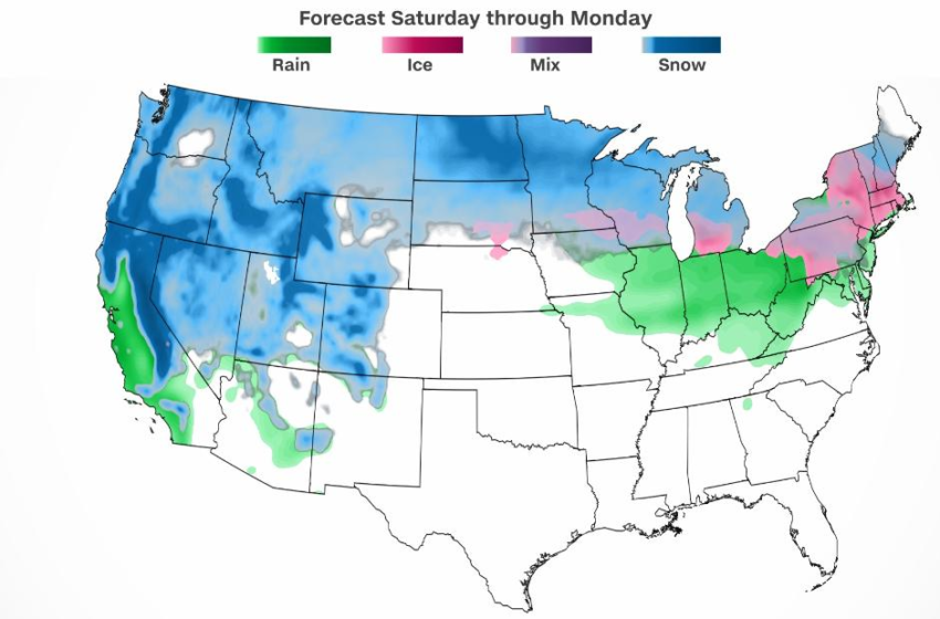  Christmas highs reach July levels in Texas and Oklahoma, while much of the West could see at least a foot of snow – CNN