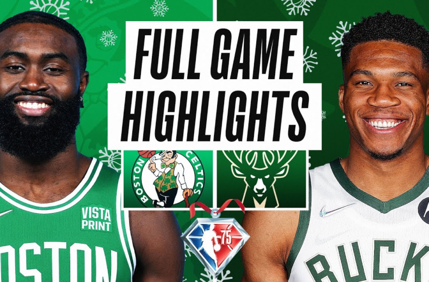  CELTICS at BUCKS | FULL GAME HIGHLIGHTS | December 25, 2021 – NBA