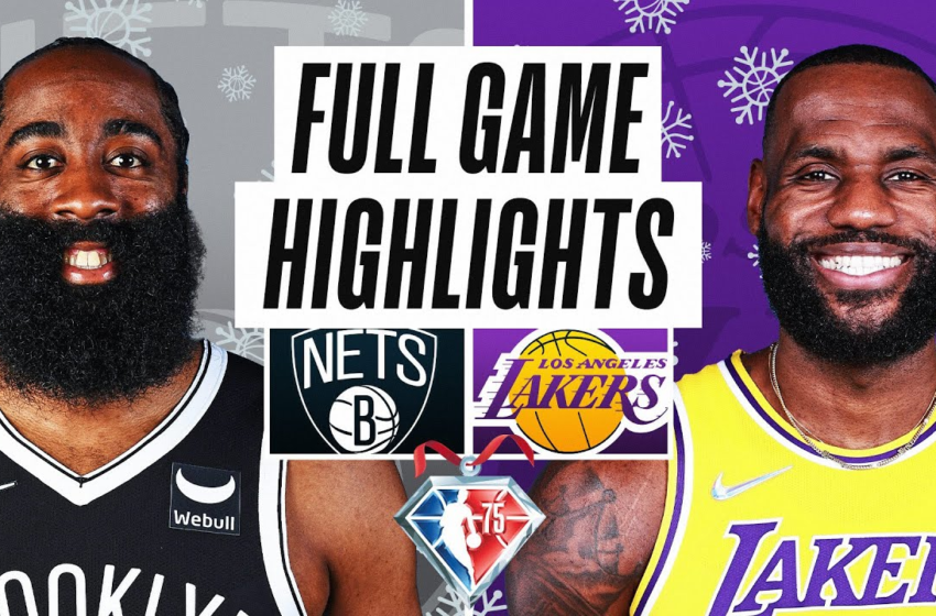  LAKERS at NETS | FULL GAME HIGHLIGHTS | December 25, 2021 – NBA