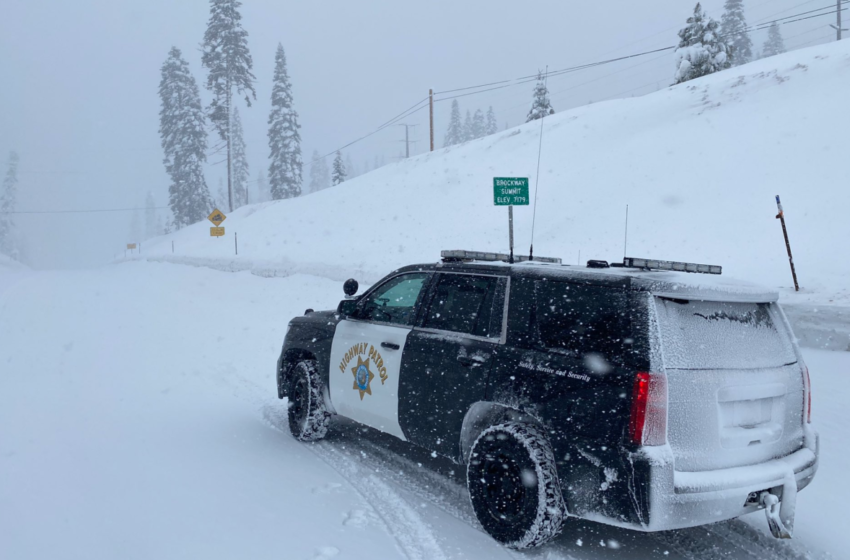  Winter storm shuts down I-80 in Sierra, more snow on way – KTLA Los Angeles