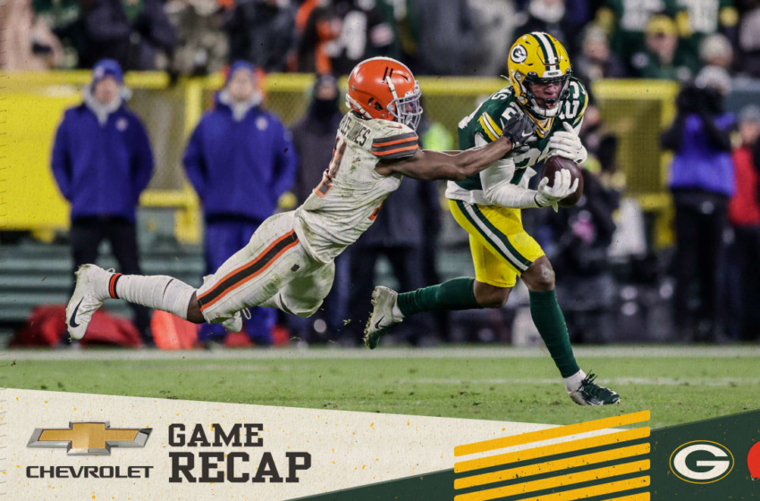  Game recap: 5 takeaways from Packers dramatic win over Browns – Packers.com