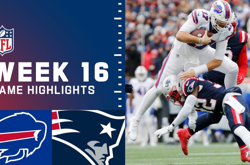  Bills vs. Patriots Week 16 Highlights | NFL 2021 – NFL