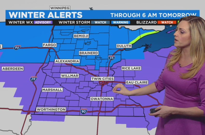  MN WEATHER: Christmas Night Storm To Drop Several Inches Of Snow By Early Monday – CBS Minnesota