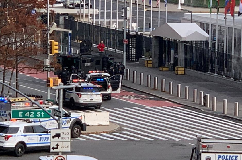  NYPD is negotiating with man armed with a shotgun outside the United Nations; staff not in danger – CNN