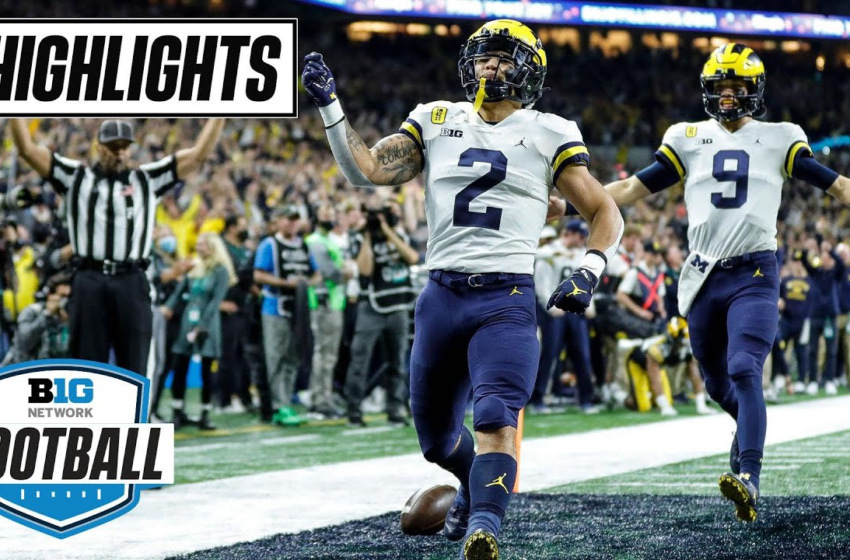  Big Ten Championship: Iowa vs. Michigan | Big Ten Football | Highlights | Dec. 4, 2021 – Big Ten Network