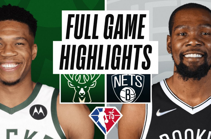  BUCKS at NETS | FULL GAME HIGHLIGHTS | January 7, 2022 – NBA