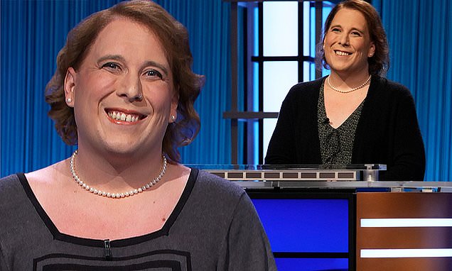  Jeopardy! champion Amy Schneider reveals her approach to being a trans celebrity – Daily Mail