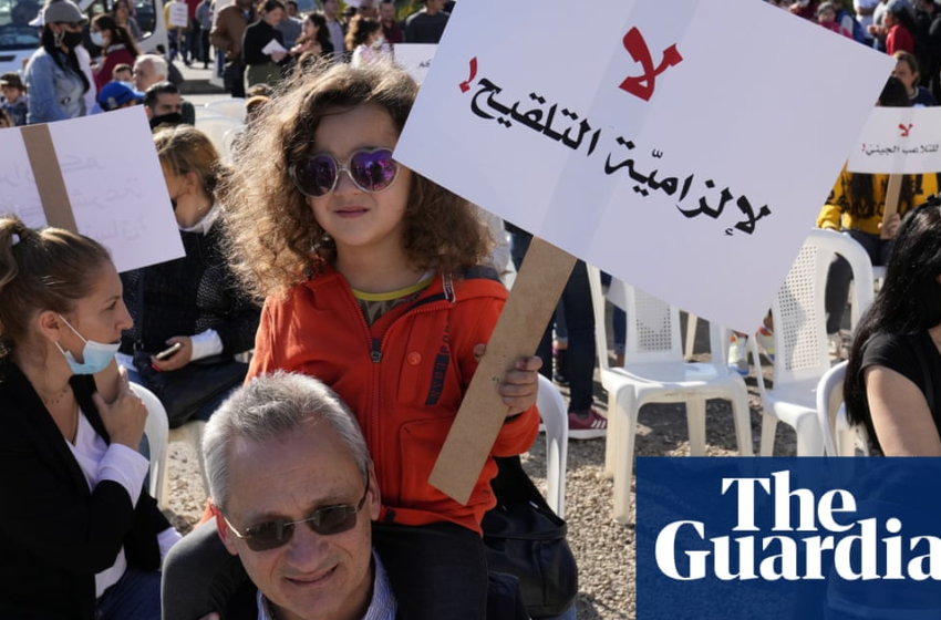  Protesters rally in Beirut against Covid restrictions for the unvaccinated – The Guardian