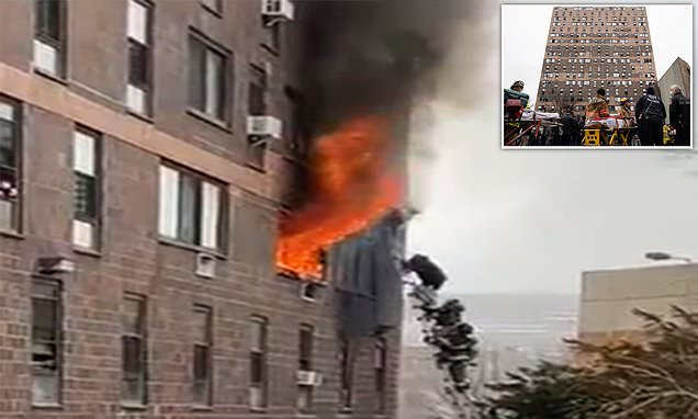  Bronx apartment building fire than killed 19 people – including nine kids – caused by SPACE HEATER – Daily Mail