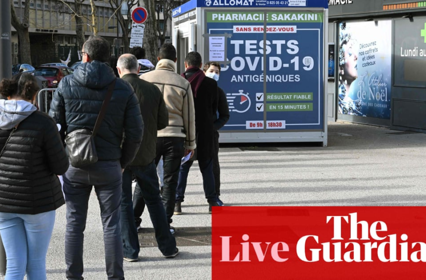  Covid news live: Pfizer says Omicron-specific vaccine could be available by March; Mexico president tests positive again – The Guardian