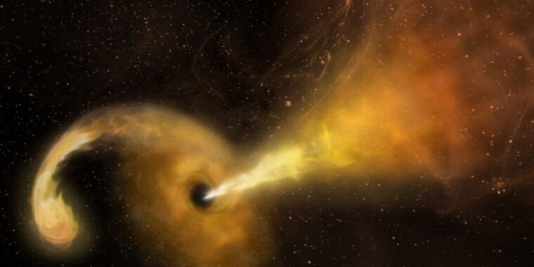  Radio astronomers scouring the archives spotted black hole devouring a star – Ars Technica