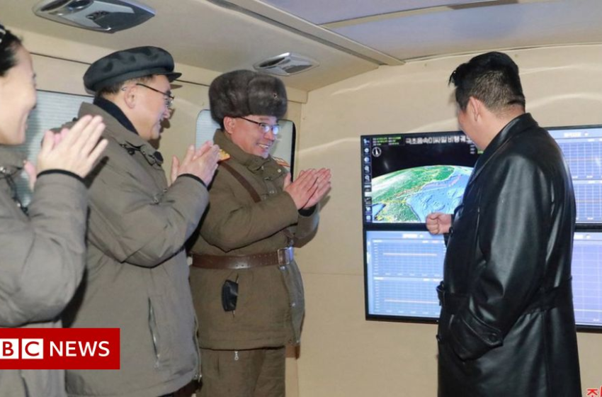  North Korea says Kim Jong-un oversaw third hypersonic missile test – BBC News