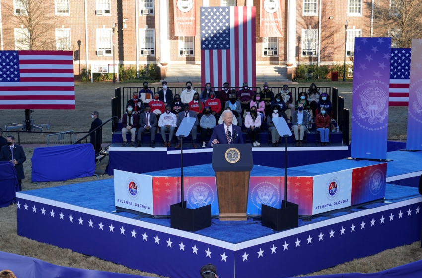  Biden confronts a skeptical base as he pushes voting rights in Georgia – POLITICO