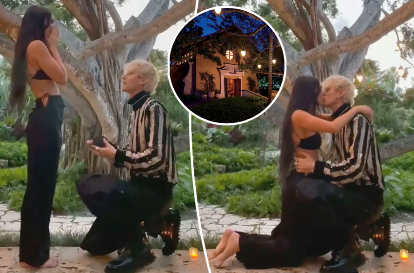  MGK proposed to Megan Fox outside of the Ritz-Carlton spa in Puerto Rico – Page Six