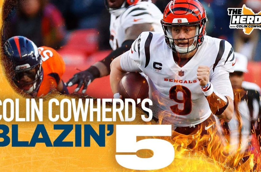  Blazin 5: Colin Cowherds picks for the Super Wild Card Weekend | THE HERD – The Herd with Colin Cowherd