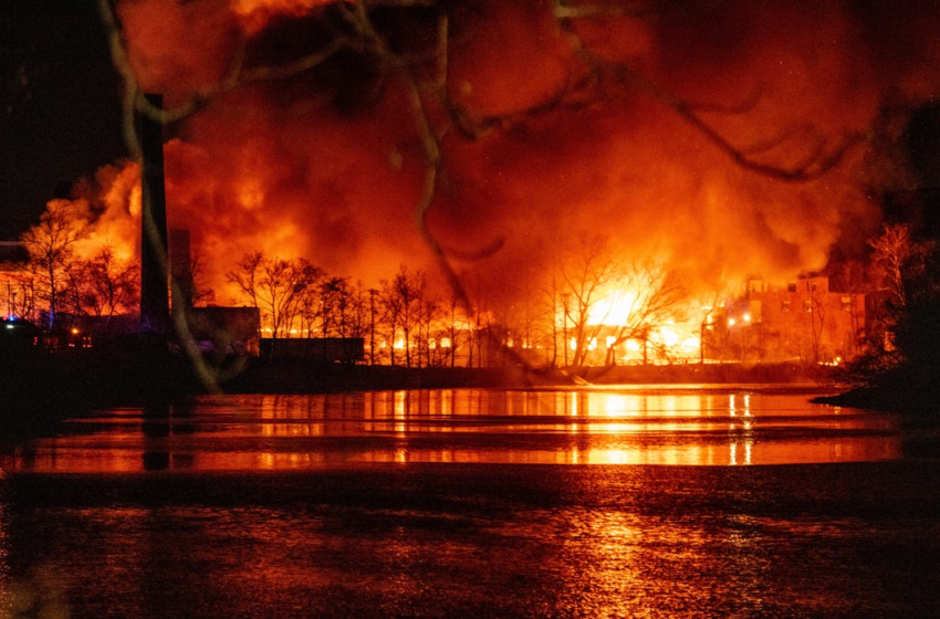  11-alarm chemical fire in Passaic injures firefighter, burns into morning hours Saturday – NorthJersey.com