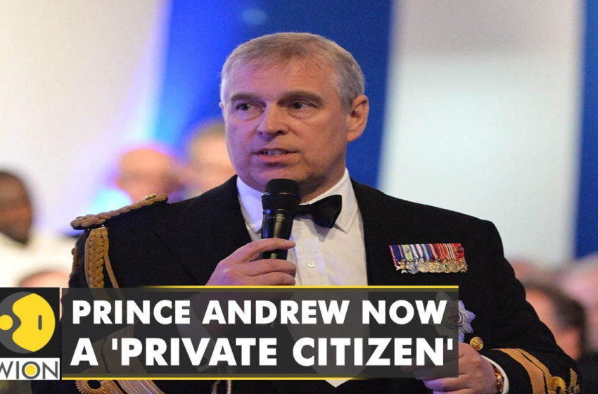  United Kingdom: Queen Elizabeth strips Prince Andrew of royal titles | Latest English News | WION – WION