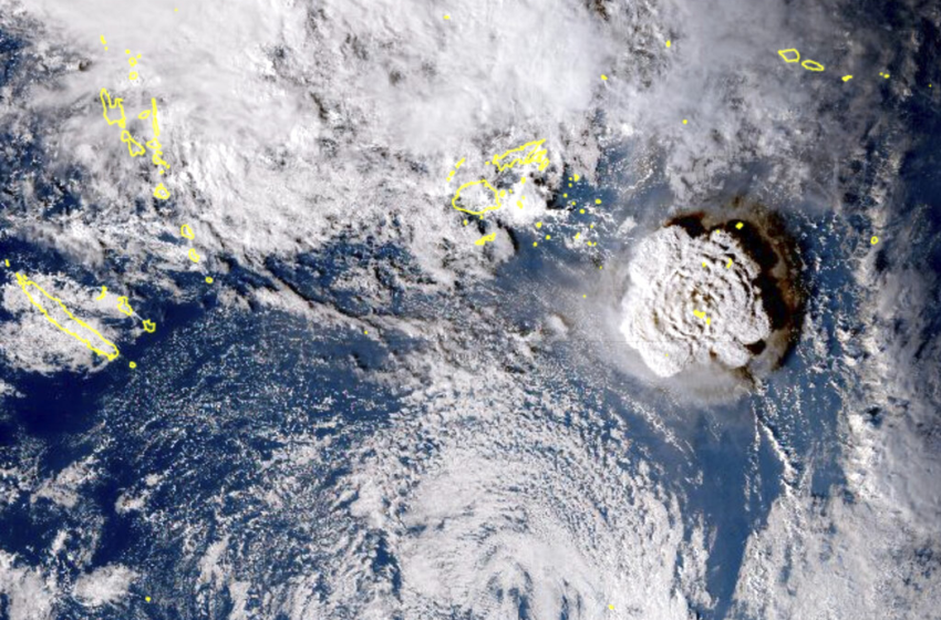  Massive volcano eruption recorded from space, triggers West Coast tsunami warning – Fox News