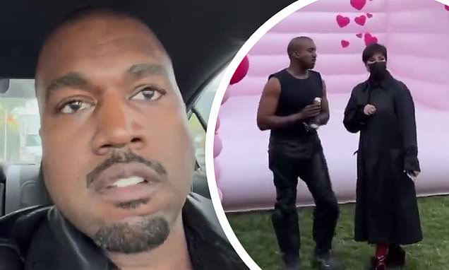  Kanye West claims he was not allowed to know the location of daughter Chicagos birthday party – Daily Mail