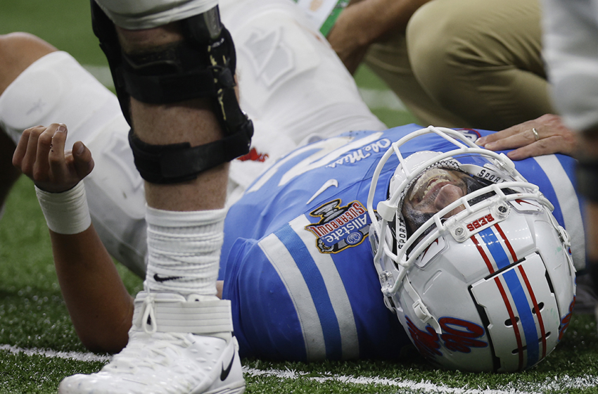  Ole Miss Matt Corral, top NFL QB prospect, suffers leg injury in Sugar Bowl loss – Fox News