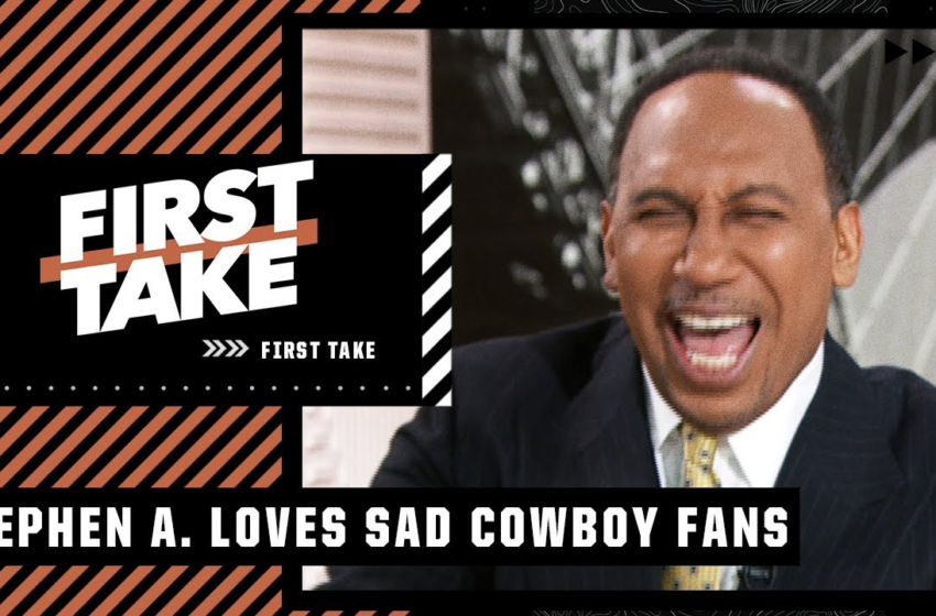  Stephen A. LOVES basking in Cowboys fans misery | First Take – ESPN