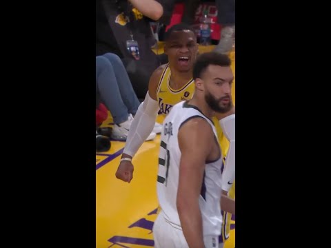  Russell Westbrook Trash Talks and Mean Mugs Rudy Gobert #Shorts – Bleacher Report