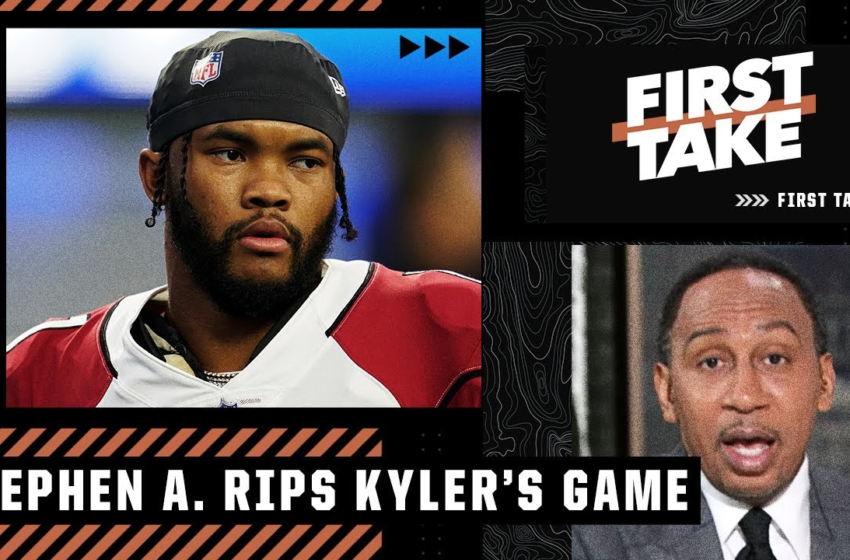  Stephen A. calls Kyler Murrays performance ATROCIOUS: It was complete panic! | First Take – ESPN