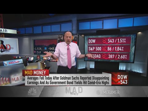 Jim Cramer breaks down Tuesdays market action, makes the investment case for Goldman Sachs – CNBC Television