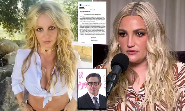  Britney Spears issues cease and desist letter to sister Jamie Lynn amid new book promo tour – Daily Mail