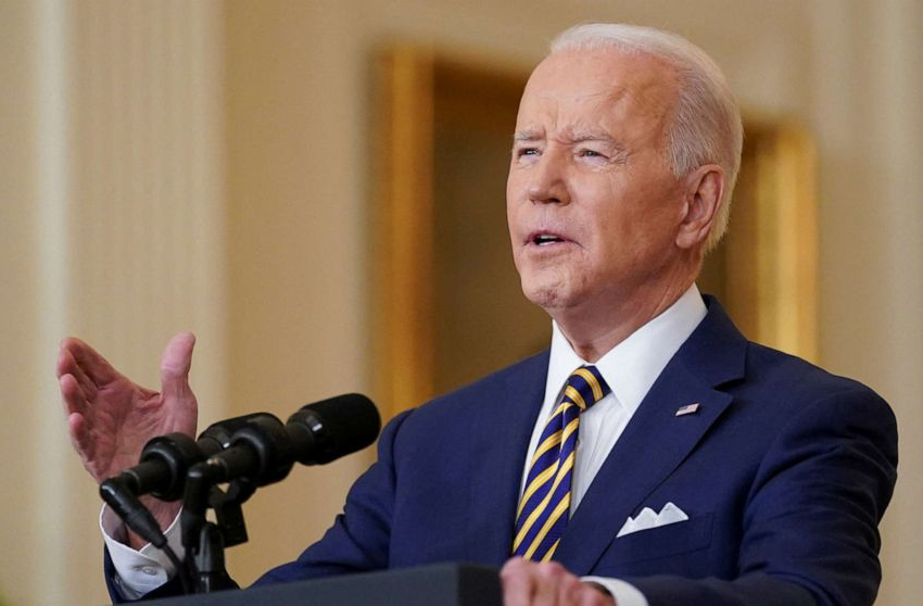  Biden holds rare solo news conference ahead of 1-year mark in office – go.com